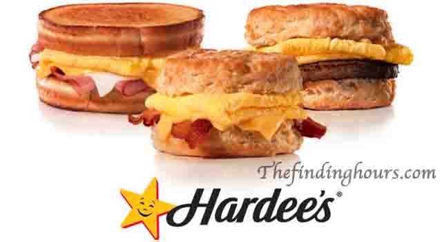 hardee's breakfast hours